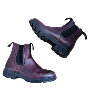 Blundstone original high top UNISEX classic 
Leather Chelsea Boots in Shiraz EUC